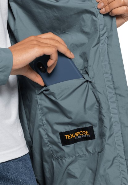 Hot Norden Port Jas W Jack Wolfskin Groenblauw