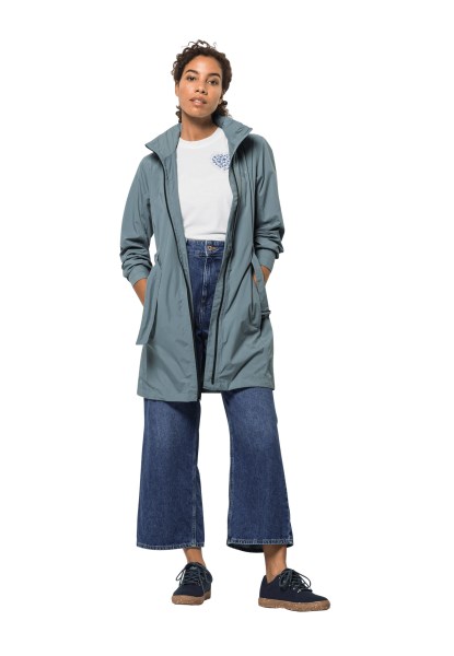 Hot Norden Port Jas W Jack Wolfskin Groenblauw