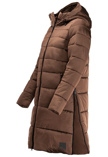 Jack Wolfskin Eisbach Jas Met Hazelnootbruine Collecties