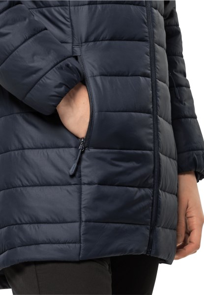 New Bergland Ins Coat W Jack Wolfskin Night Blue