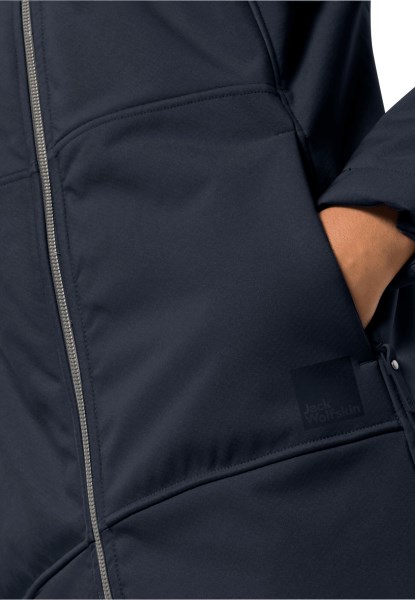 Windy Valley Jas Met Nieuwe Nachtblauwe Jack Wolfskin