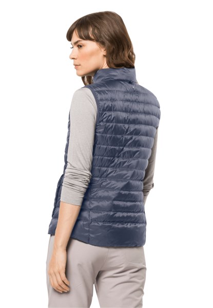 Collecties Pack & Go Donsvest W Ombre Blue Jack Wolfskin