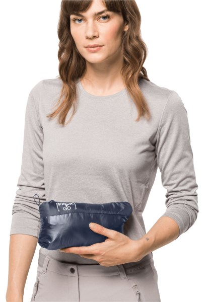 Collecties Pack & Go Donsvest W Ombre Blue Jack Wolfskin