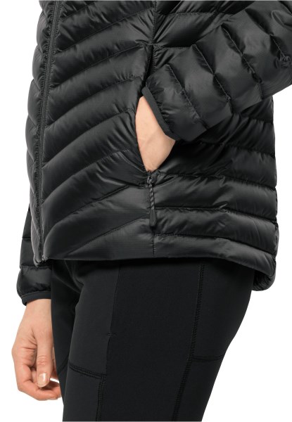 Zwarte New Jack Wolfskin Passamani Donzen Hoody W