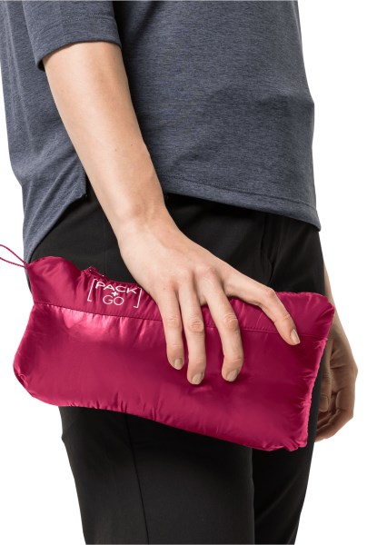 Pack & Go Donsjack Met Originele Cranberry Jack Wolfskin