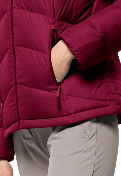 Jack Wolfskin Origineel Cranberry Herzberg Donsjack W