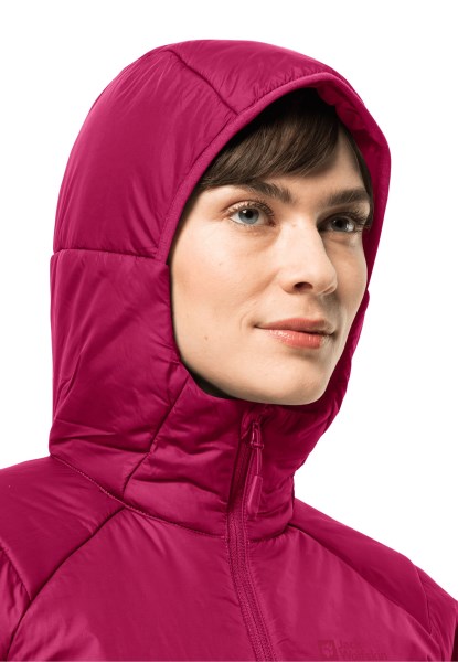 Merk Mountain Hoodie Met Jack Wolfskin Cranberry