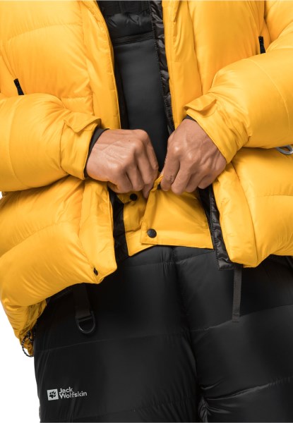 Hot Jack Wolfskin 1995-serie Donzen Hoody Forse Geel Xt