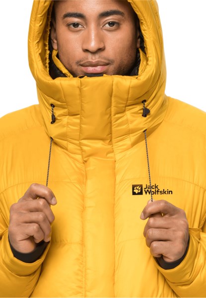 Hot Jack Wolfskin 1995-serie Donzen Hoody Forse Geel Xt