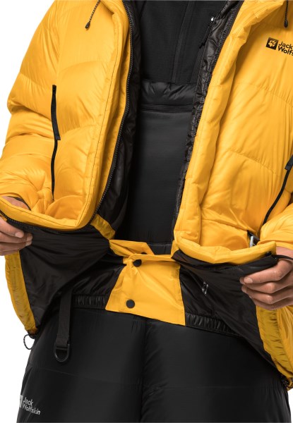 Hot Jack Wolfskin 1995-serie Donzen Hoody Forse Geel Xt