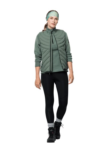 Jack Wolfskin Athletic Vest W Hedge Groen Nieuw