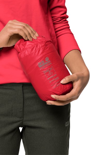 Jack Wolfskin Nieuw Jwp Vest W Tulp Rood