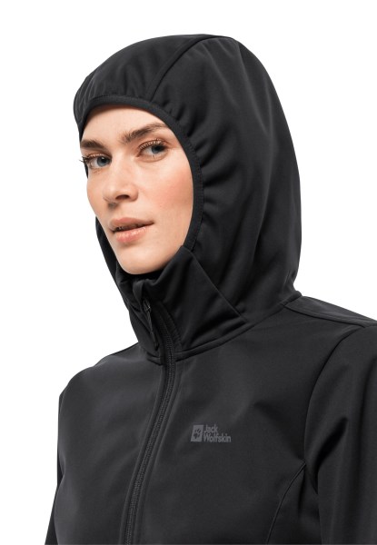 Windhain Hoody W Hot Jack Wolfskin Zwart