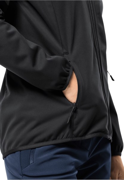 Windhain Hoody W Hot Jack Wolfskin Zwart