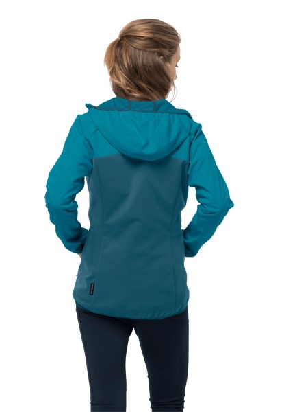 Jack Wolfskin Collectie Go Hike Softshell W Blue Coral