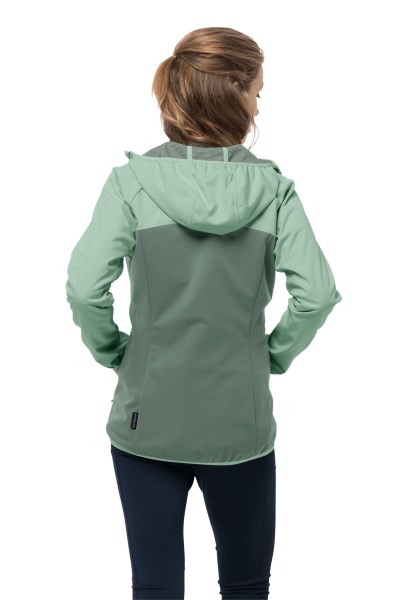 Hedge Green Jack Wolfskin Go Hike Softshell Met Merken
