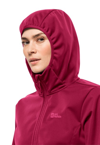 Cranberry Windhain Hoodie Met Jack Wolfskin Best