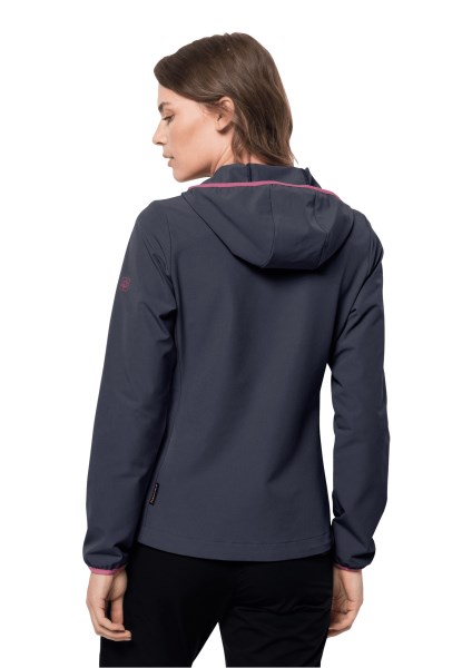 Turbulentie Jas Dames Mode Grafiet Jack Wolfskin