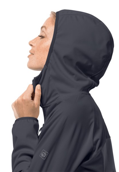 Jack Wolfskin Origins Grafiet Go Hike Softshell W