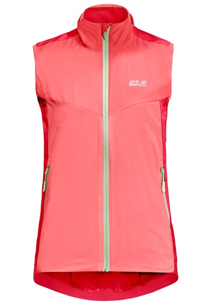 Tulp Rood Jack Wolfskin Tourer Softshell Vest W Hot