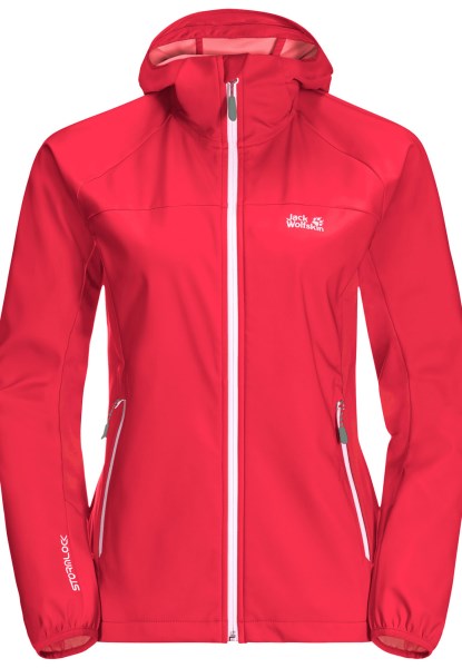 Tulp Rood New Eagle Peak Ii Softshell Met Jack Wolfskin