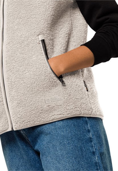 High Curl Vest W Winter Pearl Jack Wolfskin Nieuw