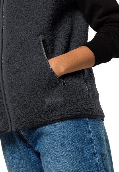 High Curl Vest W Collectie Jack Wolfskin Phantom