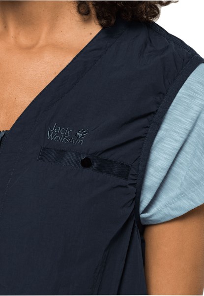 Jack Wolfskin Lichtgewicht Vest W Warm Nachtblauw