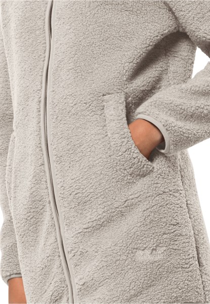 Origins Hoge Krul Jas W Jack Wolfskin Winter Parelmoer