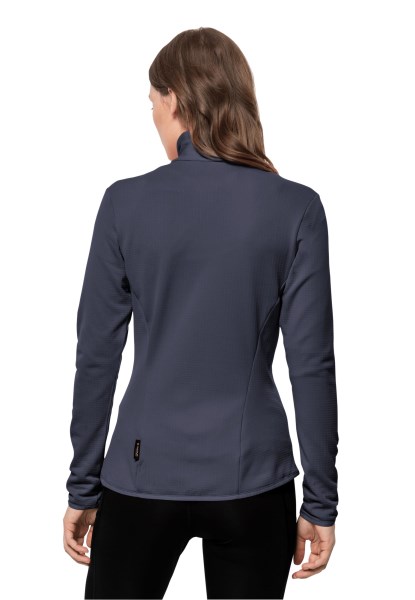 Hete Grafiet Jack Wolfskin Peak Grid Fleece W