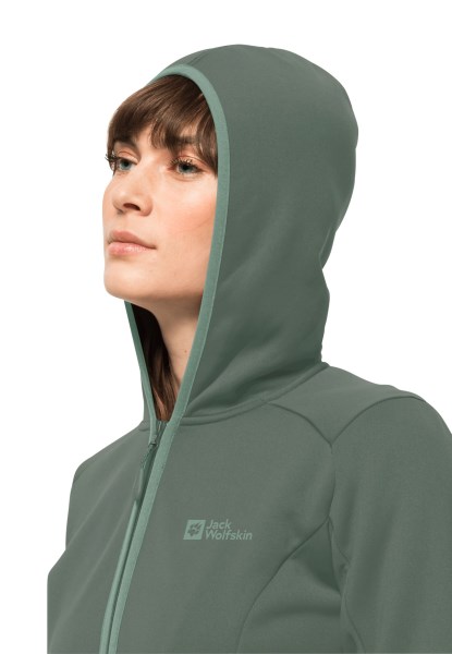 Best Hedge Green Baiselberg Hooded Fz W Jack Wolfskin