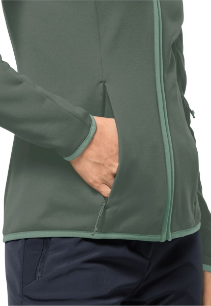 Best Hedge Green Baiselberg Hooded Fz W Jack Wolfskin