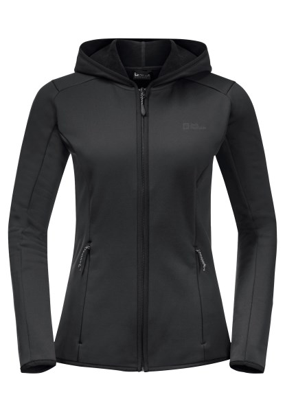 Baiselberg Hooded Fz W Jack Wolfskin Zwart Nieuw