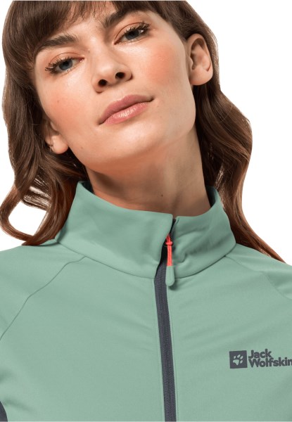 Jack Wolfskin Morobbia Fz W Collectie Graniet Groen