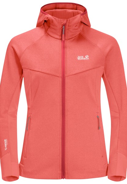 Desert Rose Hot Jack Wolfskin Hydro Grid Fleece W