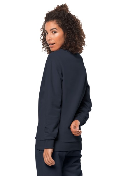 Essential Crewneck W Collection Night Blue Jack Wolfskin