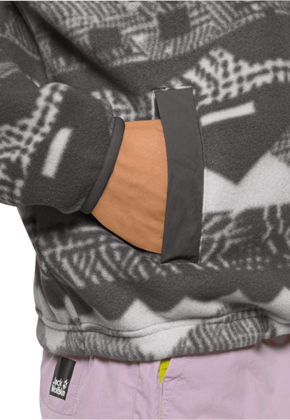 Jack Wolfskin Brands 365 Rebel Bedrukte Fleece Met Phantom All-over