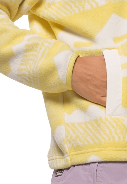 Katoen Wit Allover Collectie Jack Wolfskin 365 Rebel Bedrukte Fleece W