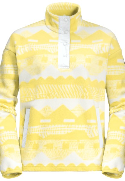 Katoen Wit Allover Collectie Jack Wolfskin 365 Rebel Bedrukte Fleece W