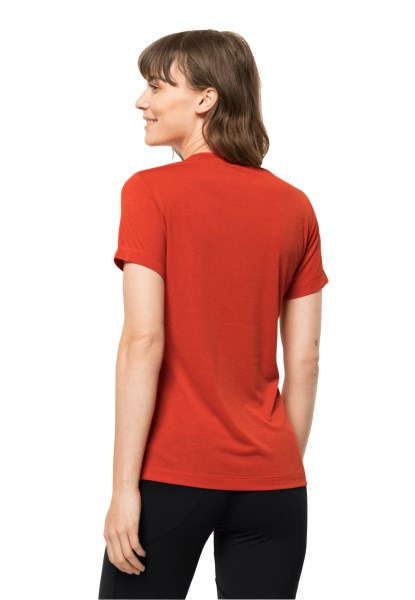 Wandelen S/s Afbeelding T W Grenadine Oorsprong Jack Wolfskin