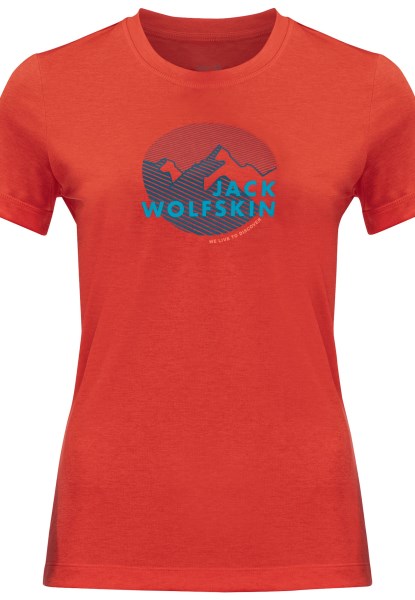 Wandelen S/s Afbeelding T W Grenadine Oorsprong Jack Wolfskin