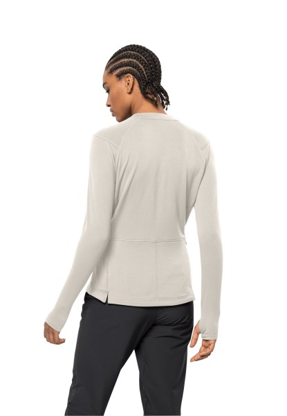 Woon-werkverkeer Halfzip W Origins Jack Wolfskin Winter Pearl
