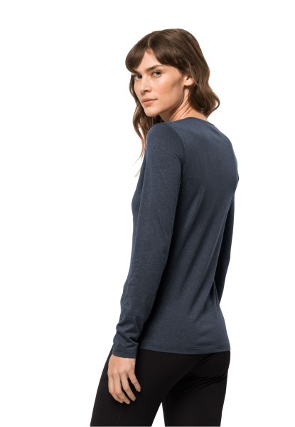 Jack Wolfskin Night Blue Brands Sky Thermisch L/s W