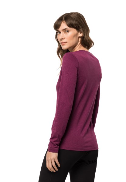 Jack Wolfskin Hot Sky Thermisch L/s Met Wilde Bes