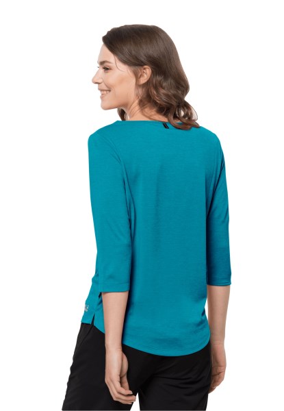 Jack Wolfskin Zoetwaterblauw Hot Pack & Go 3/4 T W