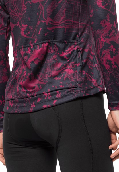 Best Morobbia L/s Bedrukt Met Jack Wolfskin Grafiet Overal