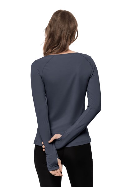 Tasman L/s W Jack Wolfskin Merk Ombre Blauw