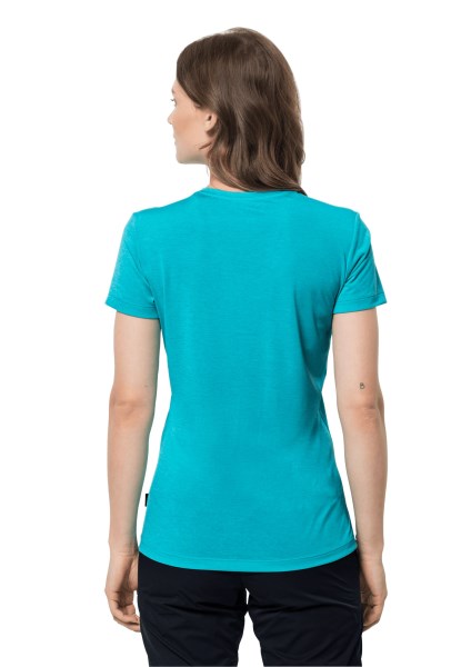 Crosstrail Graphic T W Jack Wolfskin Origineel Donker Aqua