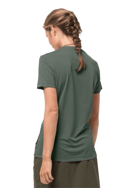 Jack Wolfskin Origins Hedge Green Crosstrail T Dames