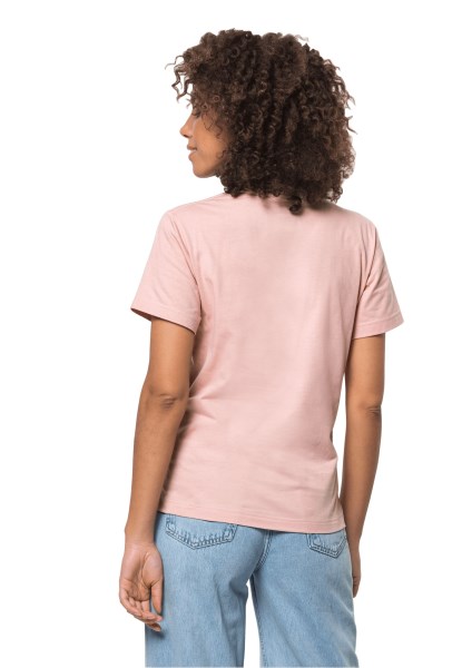 Licht Blos Jack Wolfskin Origineel Bloemenlogo T W